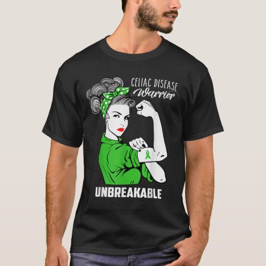 Celiac Disease Warrior Unbreakable Shirt Awareness (Vorderseite)