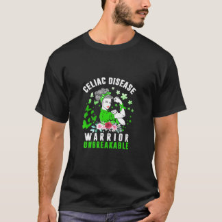 Celiac Disease Warrior Unzerbrechliche Bewusstsein T-Shirt