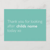 Celiac-Informationskarte Postkarte (Vorderseite)