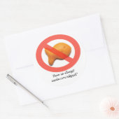 CELIAC-KRANKHEIT RUNDER AUFKLEBER (Umschlag)