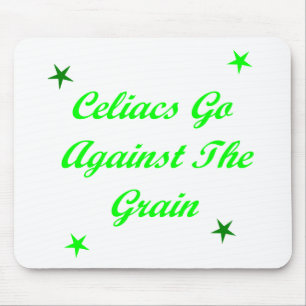 Celiacs gehen gegen das Korn Mousepad