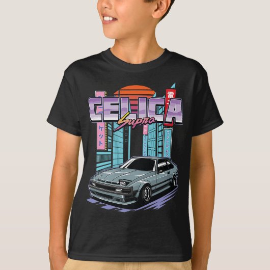 Celica Supra MK2 XX MA60 A60 Grafik T-Shirt (Vorderseite)