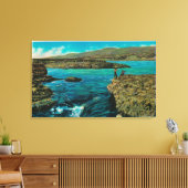 Celilo Falls an der Columbia River Leinwanddruck (Insitu (Wohnzimmer))