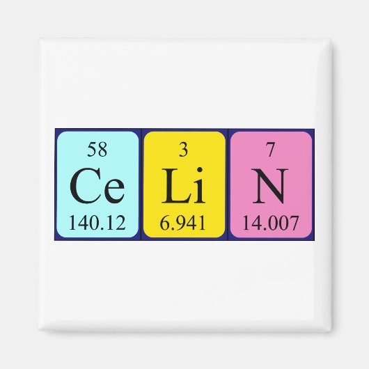 Celin Periodenmagnet Magnet (Vorne)