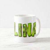 Celina Name Kiwi Style Tasse Teetasse Kaffeetasse (VorderseiteRechts)