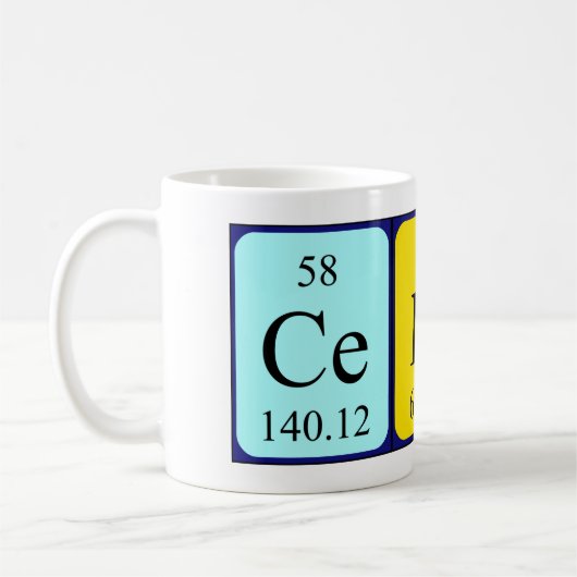 Celina Periodenname Tasse (Links)