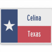 Celina Texas Aufkleber (Vorderseite)