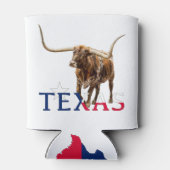 Celina, TX, FM1385 Rd & Texas Longhorn Can Cooler Dosenkühler (Rückseite)