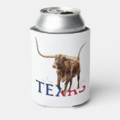 Celina, TX, FM1385 Rd & Texas Longhorn Can Cooler Dosenkühler (Kanne Rückseite)