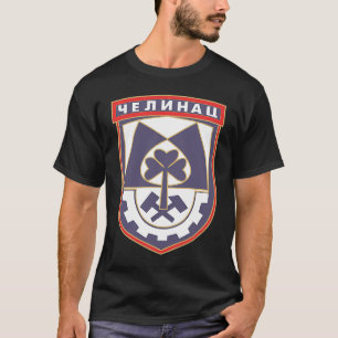 Celinac Wappen Republika Srpska RS Serbische Flagg T-Shirt