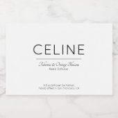 Celine Candle Reed Aufkleber Diffuser Label Aufkle (Einzelnes Label)