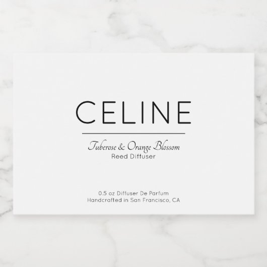 Celine Candle Reed Aufkleber Diffuser Label Aufkle (Einzelnes Label)