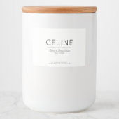 Celine Candle Reed Aufkleber Diffuser Label Aufkle (Vorderseite)