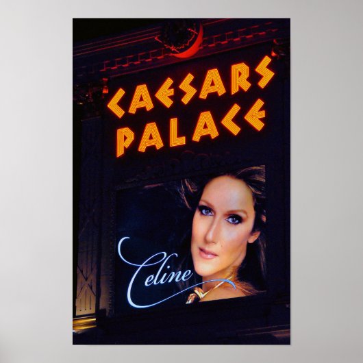 Celine Dion Caesars Palace Las Vegas America Poster (Vorne)