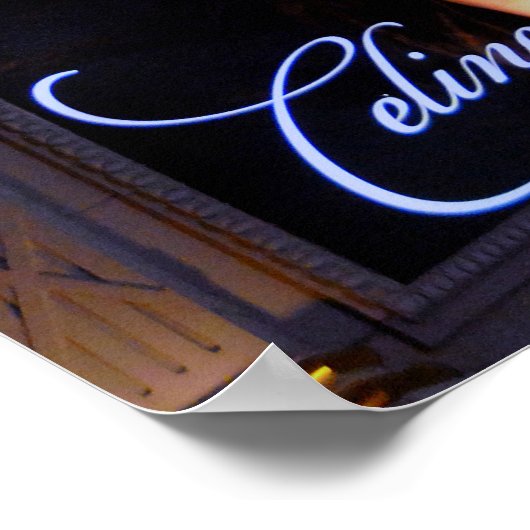 Celine Dion Caesars Palace Las Vegas America Poster (Ecke)