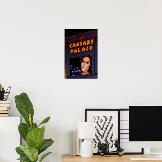 Celine Dion Caesars Palace Las Vegas America Poster (Heimbüro)