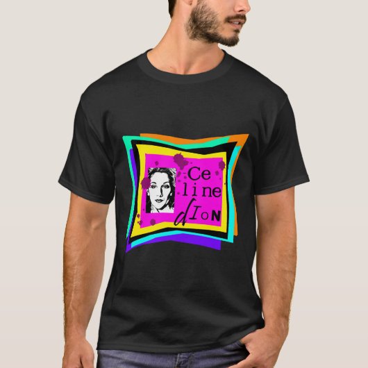 Celine Dion - Pop-Art T-Shirt (Vorderseite)