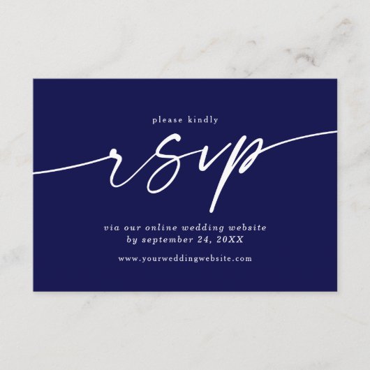 Celine ・ Hochzeitwebsite-UAWG mit QR-Code Begleitkarte (Vorderseite)