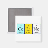 Celine Periodenmagnet Magnet (Vorderseite/Rückseite)