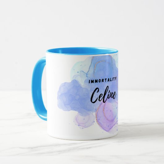 Celine-Unsterblichkeit Tasse (Vorderseite Links)