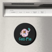 Cell-Fie Funny Biology Science Teacher Pun Gift Magnet (In Situ (Geschirrspüler))