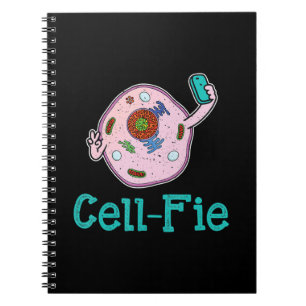 Cell-Fie Funny Biology Science Teacher Pun Gift Notizblock