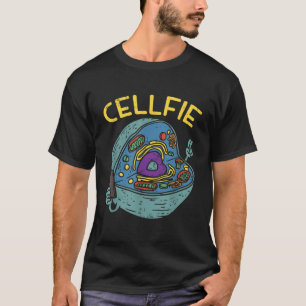 Cell Fie Funny Cellfie Selfie Science Biology Tee