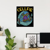 Cell Fie Funny Science Biology Teacher Poster (Heimbüro)