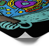 Cell Fie Funny Science Biology Teacher  Poster (Ecke)