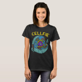 Cell Fie Funny Science Biology Teacher  T-Shirt (Vorne ganz)