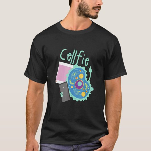 Cell Fie I Science I Biologielehrer T-Shirt (Vorderseite)