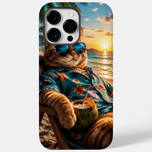 Cell Phone Case Funny Cat v4.04 (Rückseite)