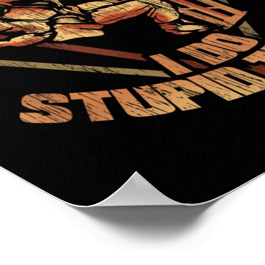 Cell Tower Climber Don't Follow Me I Do Stud Thing Poster (Ecke)