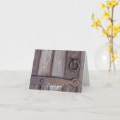Cellar Door Handle Vielen Dank Karte (Gelbe Blume)