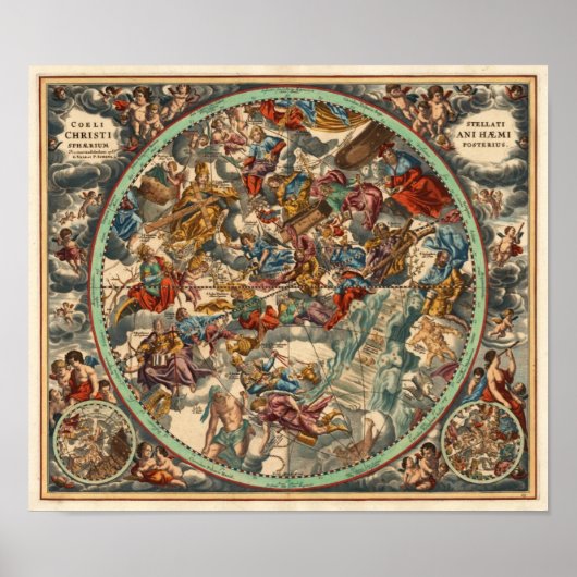 Cellarius Andreas 1708 Harmonia Macrocosmica Poster (Vorne)
