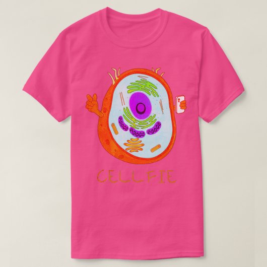 Cellfie Cell Selfie Science Costume Funny Hallowee T-Shirt (Design vorne)