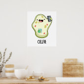 Cellfie Funny Biology Pub Poster (Küche)
