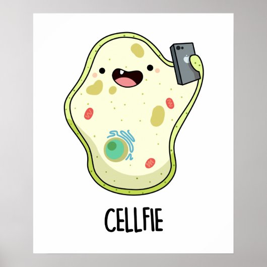 Cellfie Funny Biology Pub Poster (Vorne)