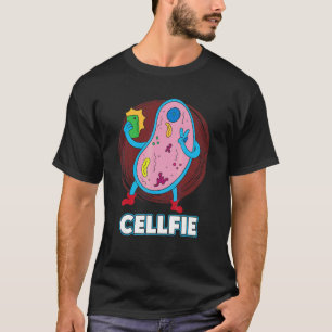 Cellfie-Zell-Selfie-Bakterien-Biologe T-Shirt