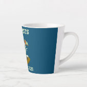 Cellifios Funny I Heart Liebe Science Biology Milchtasse (Rechts)