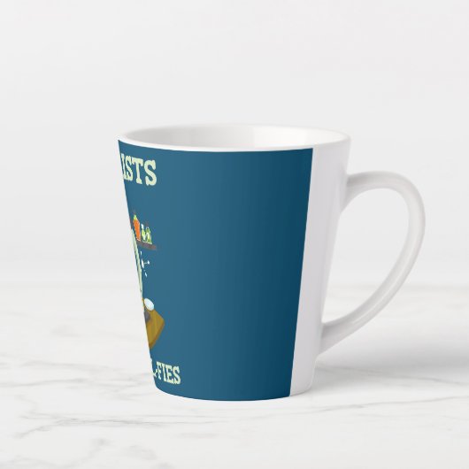 Cellifios Funny I Heart Liebe Science Biology Milchtasse (Rechts)