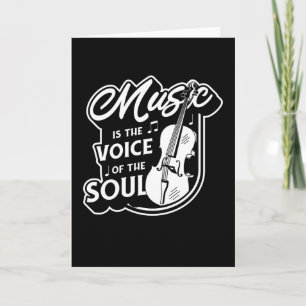 Cellin for Cello Musician String Instrument Gift Karte