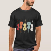 Cellist Cello Instrument T-Shirt (Vorderseite)