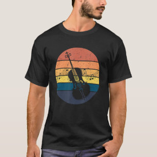 Cellist Cello Retro Vintag Classic Music Player T-Shirt