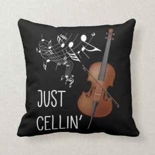 Cellist Cello String Instrument Cellist Spaß violo Kissen