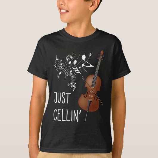 Cellist Cello String Instrument Cellist Spaß violo T-Shirt (Vorderseite)