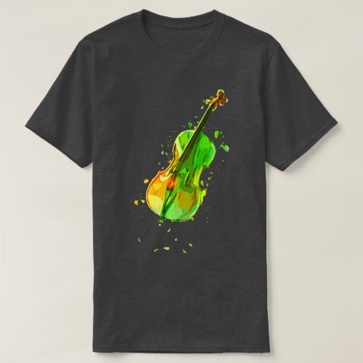 Cellist Gift Idee Cello Player Art 6 T-Shirt (Design vorne)
