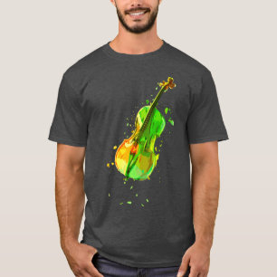 Cellist Gift Idee Cello Player Art 6 T-Shirt