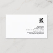 Cellist Gold Cello Icon Business Card Visitenkarte (Rückseite)