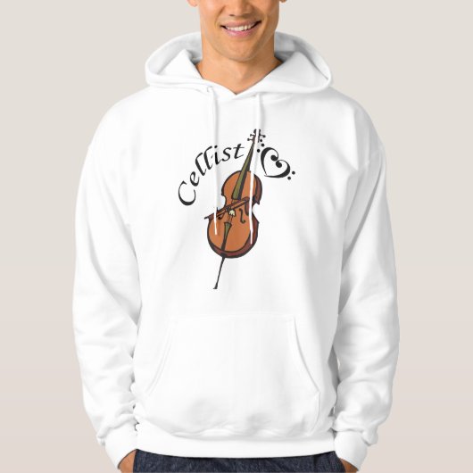 Cellist Hoodie (Vorderseite)